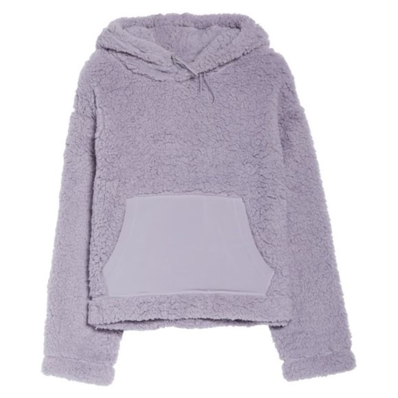 NWT Zella Cassie Faux Fur Hoodie size Small - Picture 2 of 3